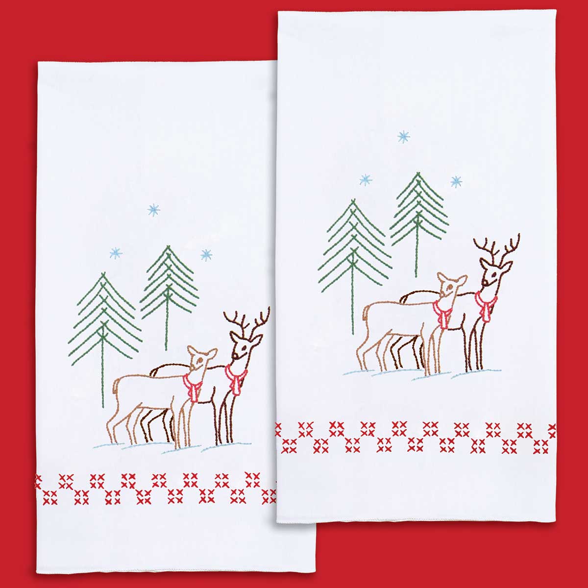 Reindeer Hand Towels