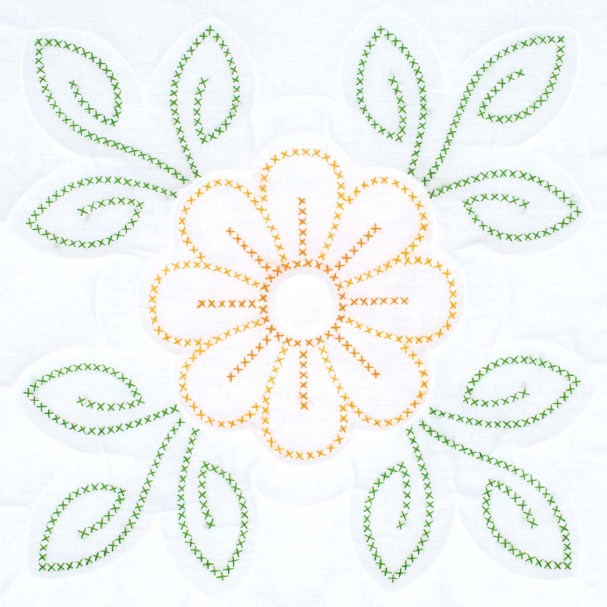 Cross-Stitch Sunflower