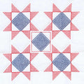 Five Cross Stitch Stars