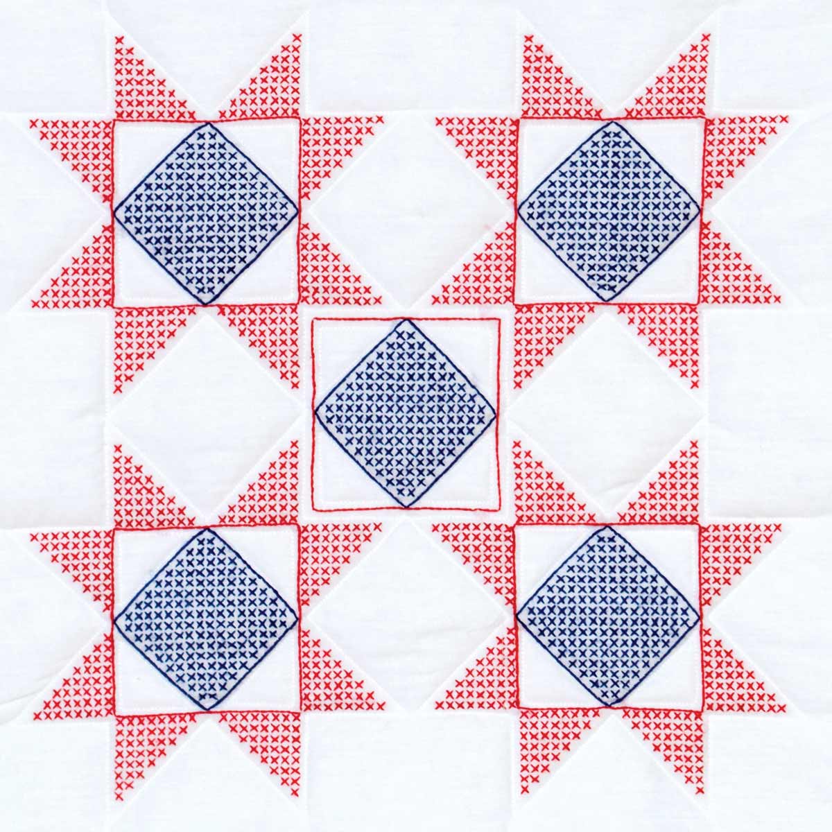 Five Cross Stitch Stars