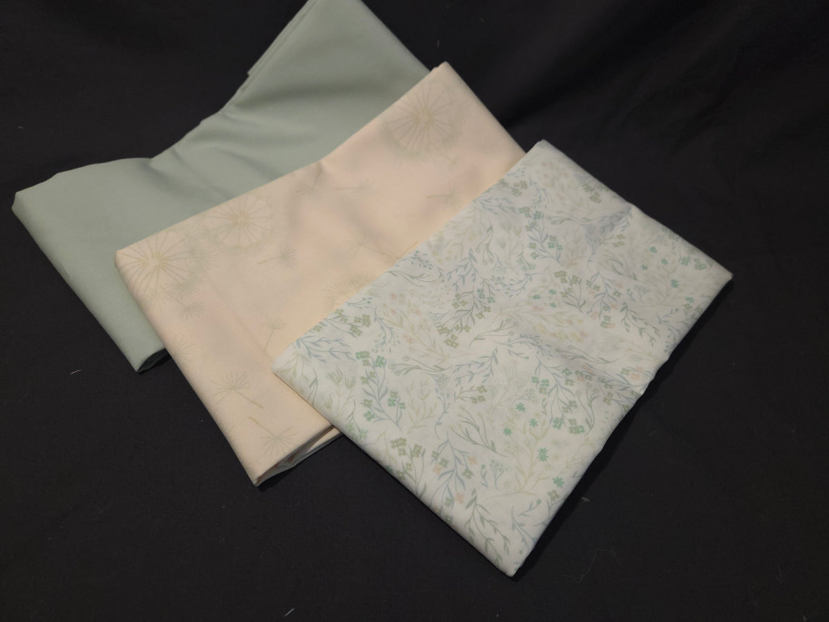 3-Yard Bundle - Soft Mint Floral