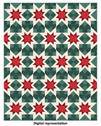 Christmas Night Stars Quilt Kit