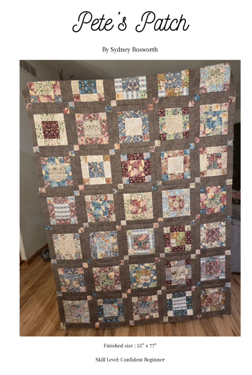 Pete's Patch Quilt Pattern