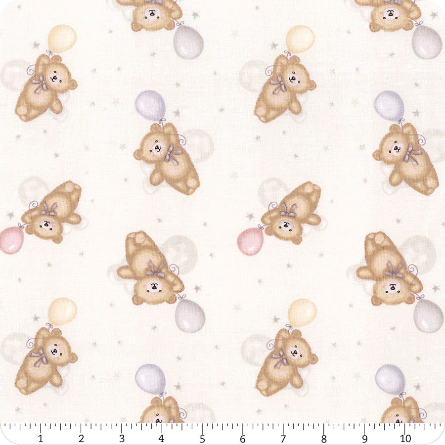 Flying Teddy Bears - Gray/Multi
